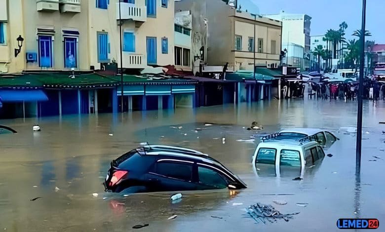 فيضانات استثنائية تضرب إقليم آسفي: 37 قتيلا وخسائر مادية جسيمة غرب المغرب