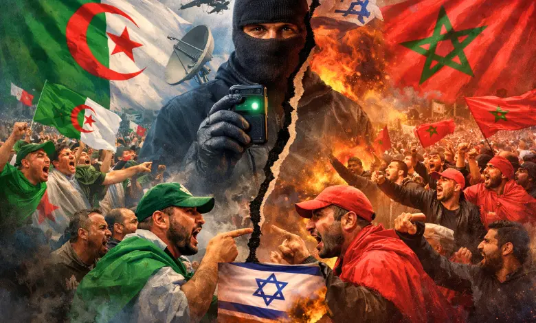 رفع العلم الإسرائيلي على الحدود المغربية الجزائرية يشعل الفتنة ويكشف لعبة الاستفزاز السياسي