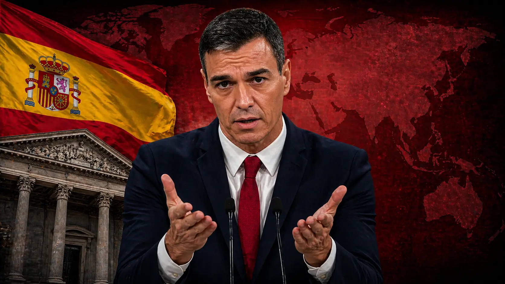 يسعى بيدرو سانشيز إلى الحصول على دعم من اليسار العالمي لإنقاذ حكومته وحزبه ورئاسته