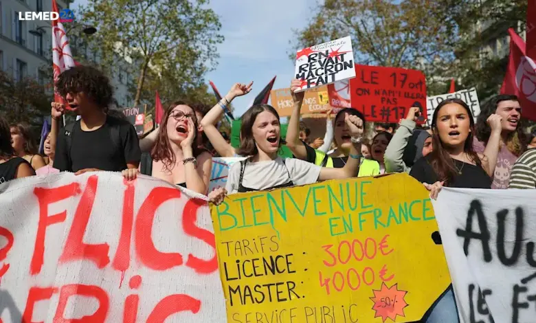 فرنسا: ثورة تلاميذ الثانويات تتحول إلى أزمة وطنية